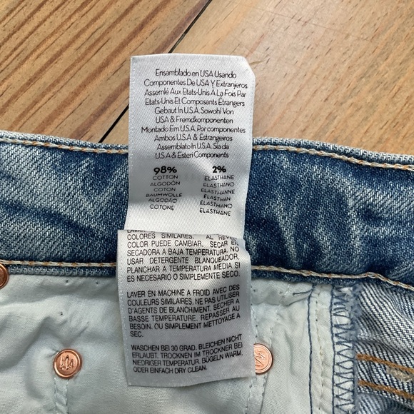 MOTHER DENIM “ THE TRASHER IN STRIPED CONFESSION “ - Picture 10 of 12